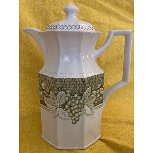 Vintage Kensington Staffordshire Ironstone Teapot Coffee Pot ENGLAND Somerset